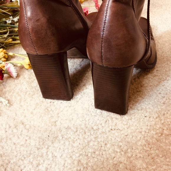 Nine west brown leather boots - Picture 3 of 8